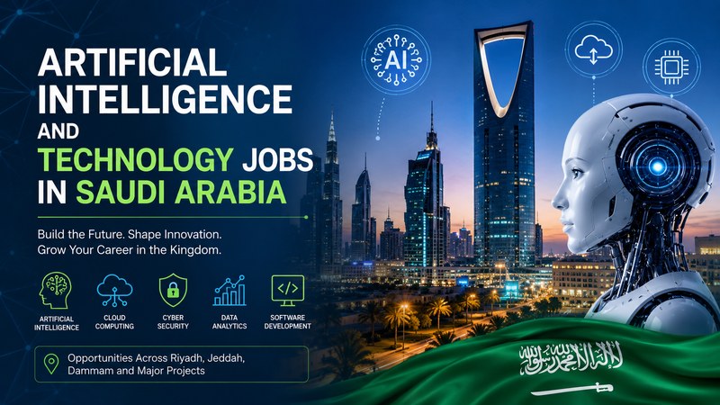 Professional preparing for Saudi AI jobs and technology careers