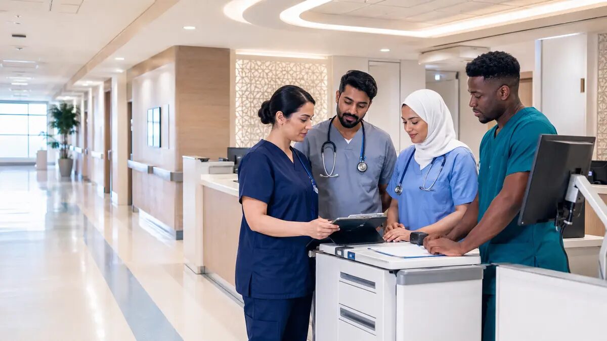 Nursing jobs in Saudi Arabia for foreign applicants in a modern hospital