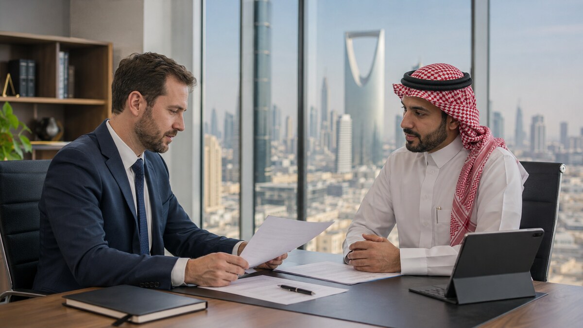 Saudi Arabia employment contract review between a worker and employer