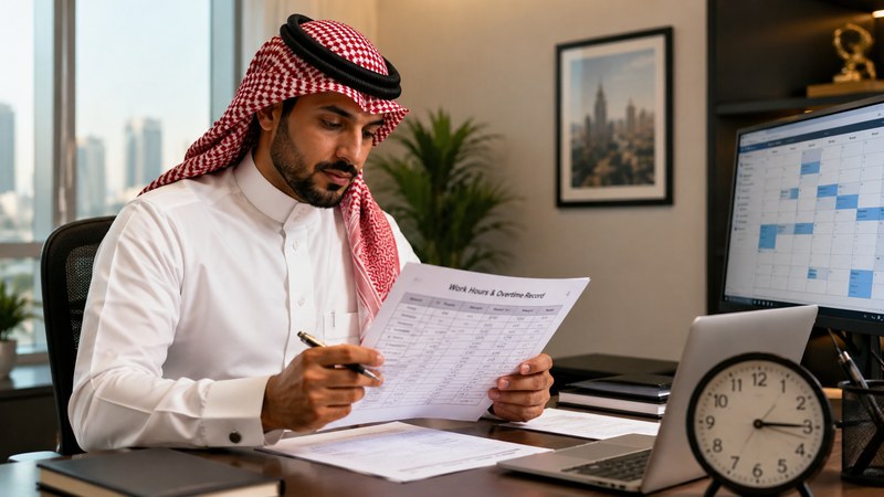 Saudi Arabia working hours and overtime schedule